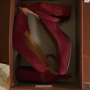 Franco Sarto block heel size 8